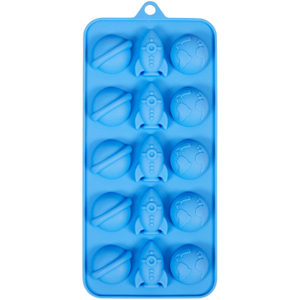 Wilton Silicone Space Galaxy Travel Candy Mold, 15-Cavity