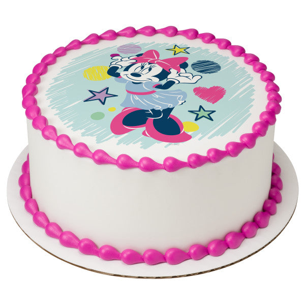 Minnie Mouse Sweet and Cute Edible Cake Image PhotoCake®