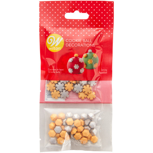 Wilton Christmas Snowflake Sprinkles for Cookie Balls and Other Treats, 0.9 oz.