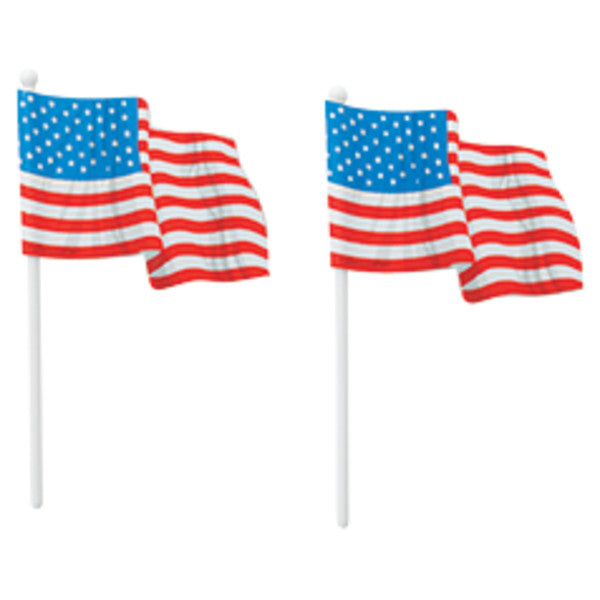 American Flag Paper themed Cupcake Cake Decorating pics 12 set
