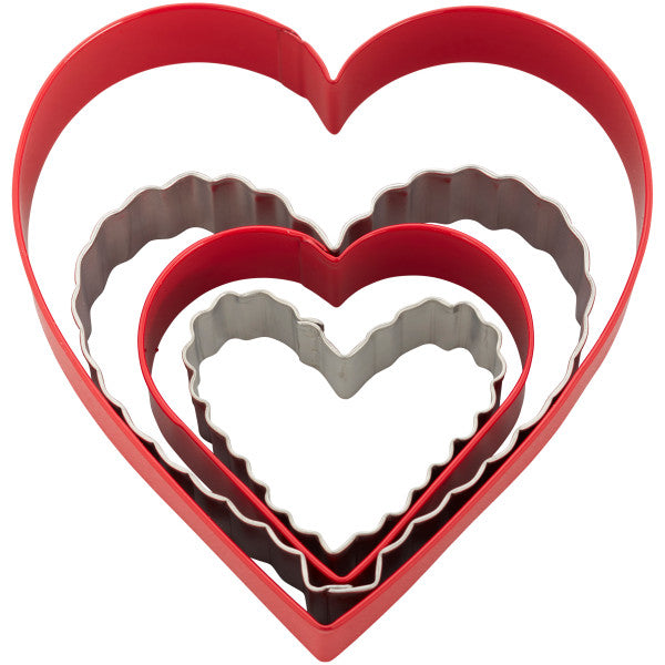 Wilton Nesting Heart-Shaped Cookie Cutters, 4-Piece Set