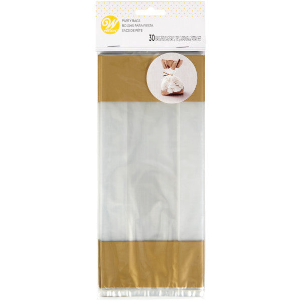 Wilton Gold-Tipped Treat Bags, 30-Count