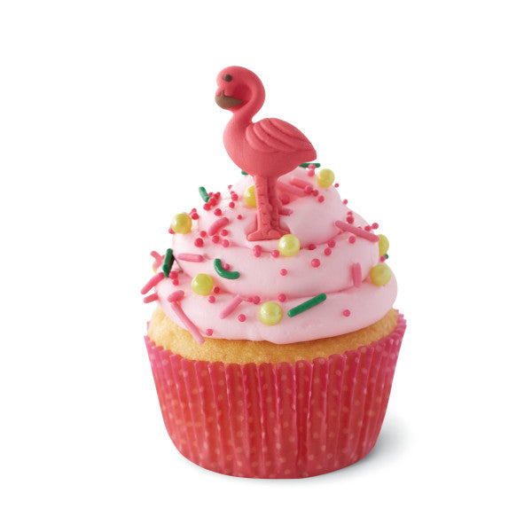 Wilton Pink Flamingo Icing Decorations, 12-Count