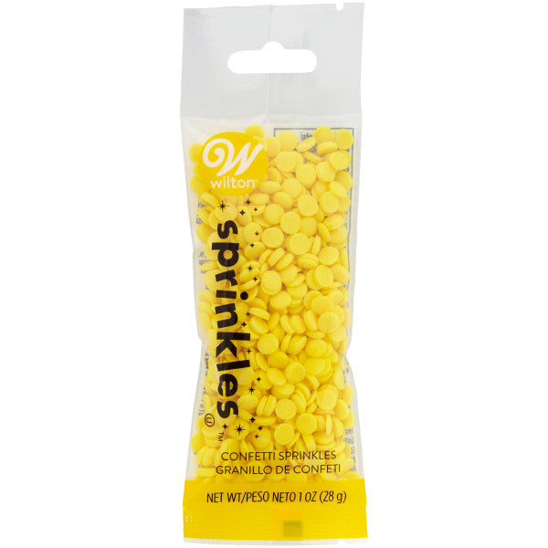 Wilton Yellow Confetti Sprinkles, 1 oz.