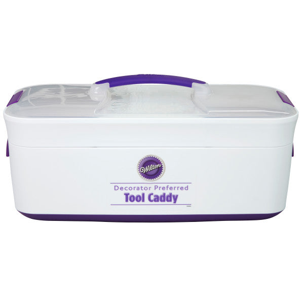 Decorator Preferred Tool Caddy -white & Purple - Wilton