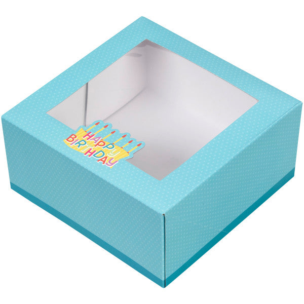 Wilton Happy Birthday Cupcake Boxes, 3-Count