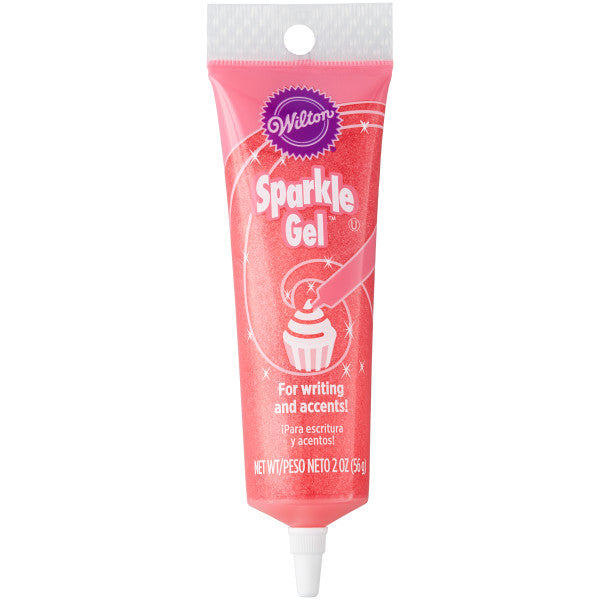 Wilton Pink Sparkle Gel, 2 oz.