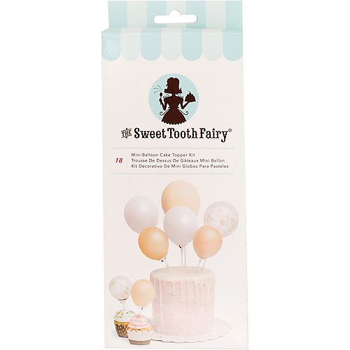 Sweet Tooth Fairy Mini Balloon Cake Topper Kit - Gold
