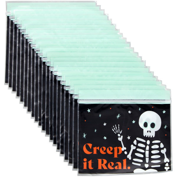 Wilton Creep it Real Resealable Halloween Treat Bags, 20-Count