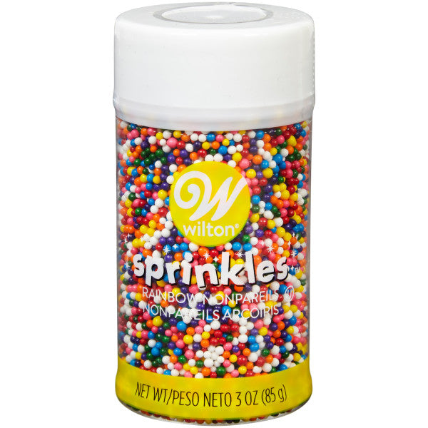 Wilton Rainbow Nonpareil Sprinkles, 3 oz.