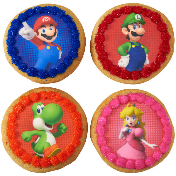 Super Mario™ Power Play Edible Cake Image PhotoCake