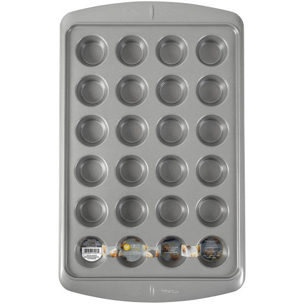 Wilton Ever-Glide Non-Stick Mini Muffin Pan, 24-Cup