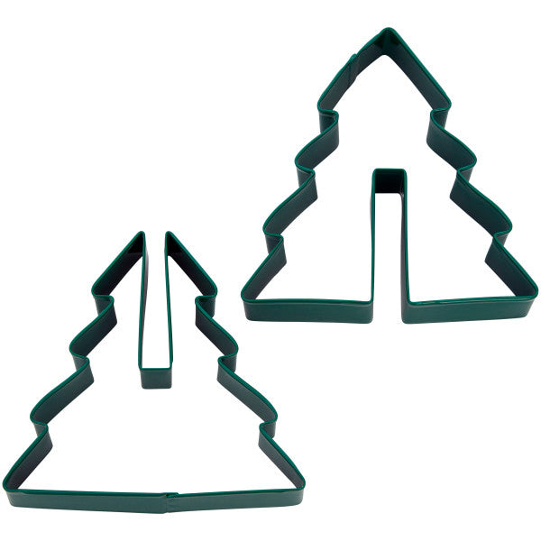 Wilton Metal 3-D Christmas Tree Cookie Cutter Set, 2-Piece