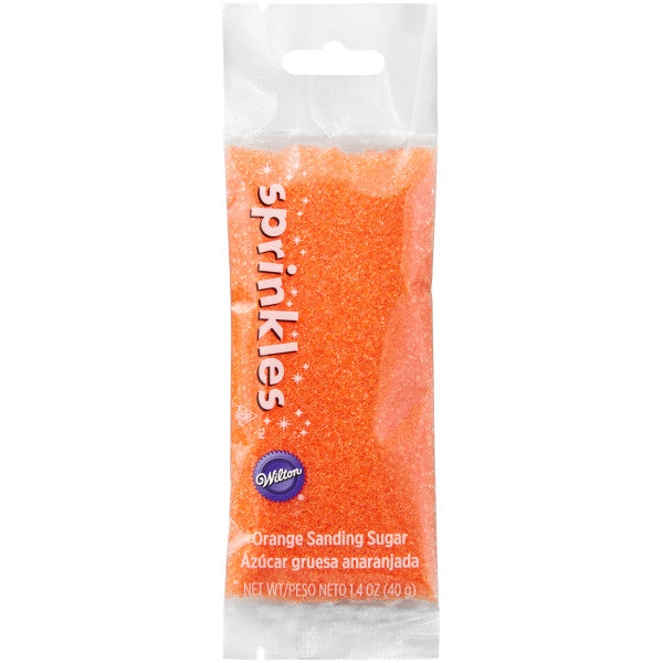Wilton Orange Sanding Sugar, 1.4 oz.