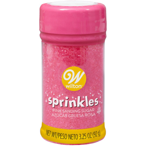 Wilton Pink Sanding Sugar, 3.25 oz.