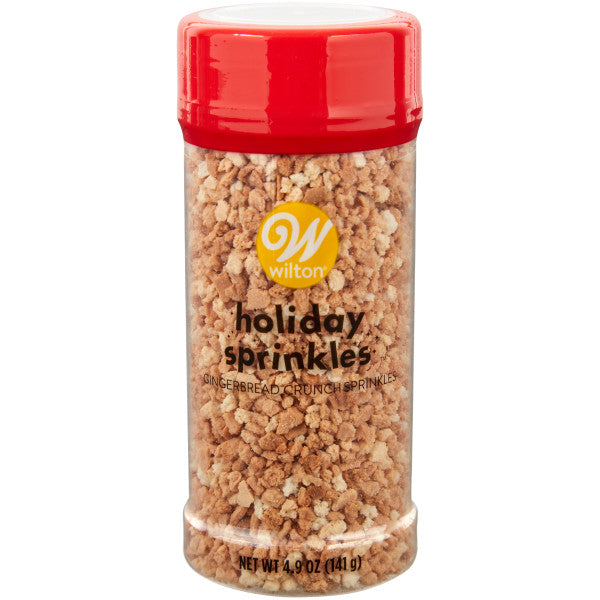 Wilton Gingerbread Crunch Sprinkles for Cake and Cookie Decorating, 4.9 oz.