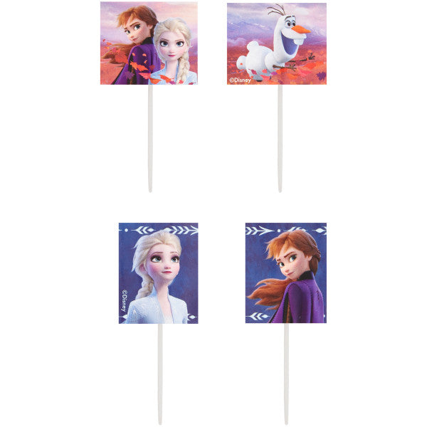 Wilton Disney Frozen 2 Cupcake Toppers, 24-Count