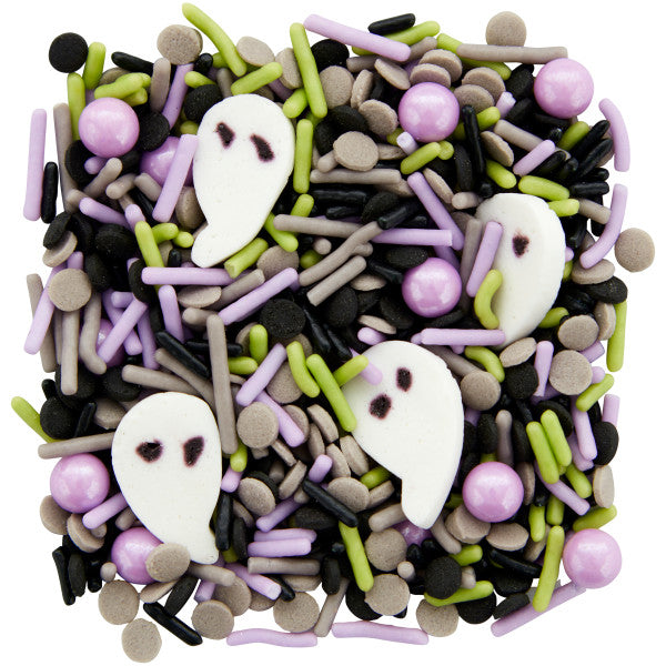 Wilton Halloween Ghost Sprinkles Mix, 3.52 oz.