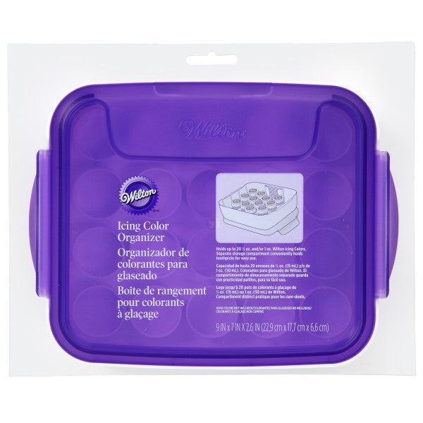 Wilton Icing Color Organizer Case - Cake Decorating Supplies — Cake and  Candy Supply