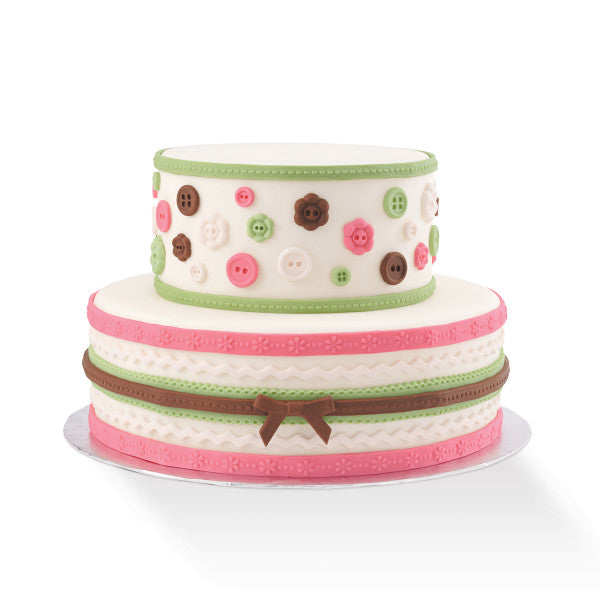 Wilton 409-2557 Fondant And Gum Paste Silicone Mold, Lace N3 Free Image