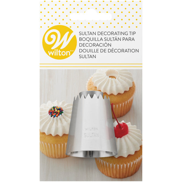 Wilton Sultan Decorating Tip for Piping Buttercream Frosting or Meringues
