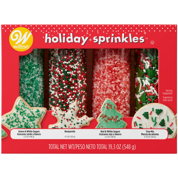 Wilton Christmas Sprinkles Mega Bulk Set, 19.3 oz.