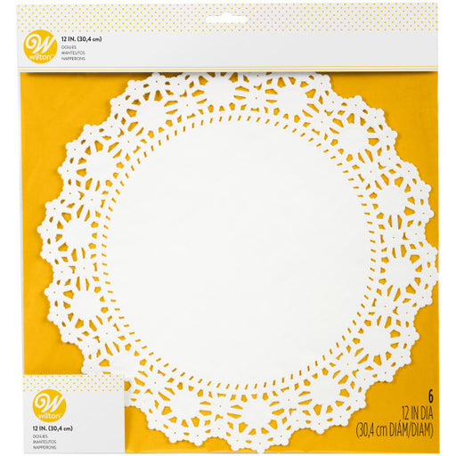 Wilton Paper Doilies for Cake Decorating, White, 4 inch Round, 30-Count