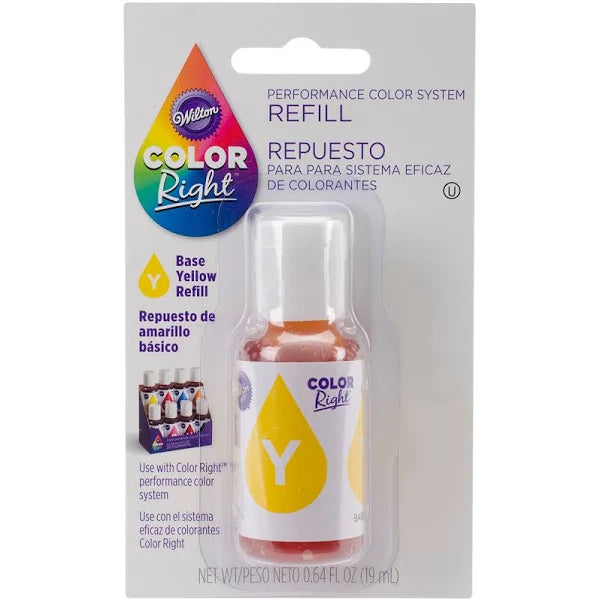 Wilton Color Right Performance Color System Base Refill, Yellow