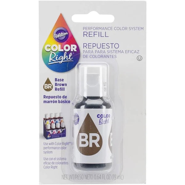 Wilton Color Right Performance Color System Base Refill, Brown