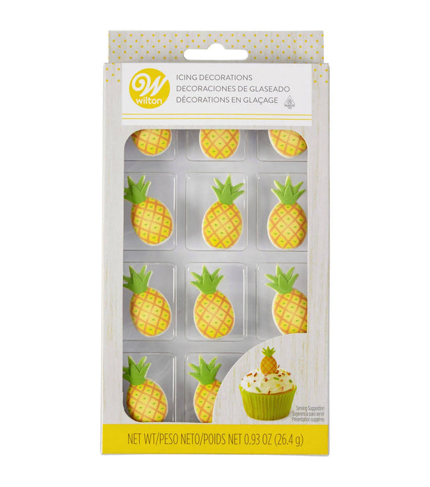 Wilton Pineapple Icing Decorations 12ct