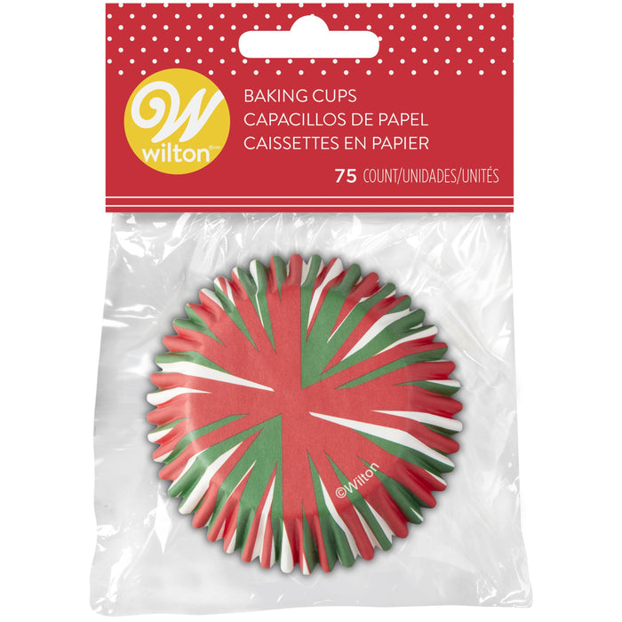 Wilton Standard Baking Cups Holiday Assorted 75/Pkg.