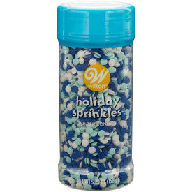 Wilton Winter Confetti Blue and White Holiday Sprinkle Mix, 5.29 oz.
