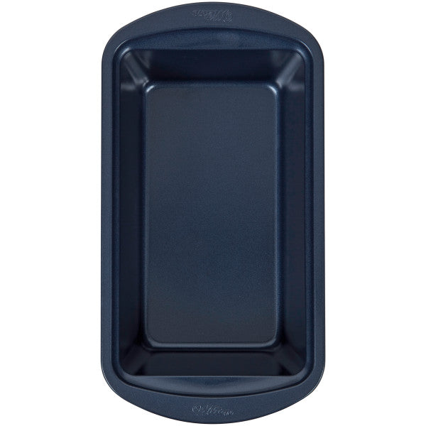 Wilton Diamond-Infused Non-Stick Navy Blue Loaf Baking Pan, 9 x 5-inch