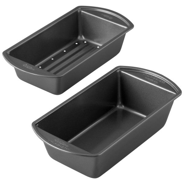 Wilton Perfect Results Non-Stick Meatloaf Pan, 2-Piece Set