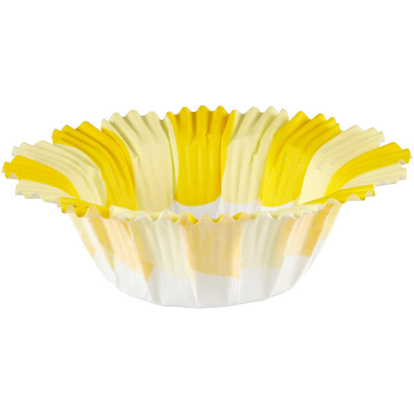 Wilton Yellow Flower Baking Cups, 12-Count