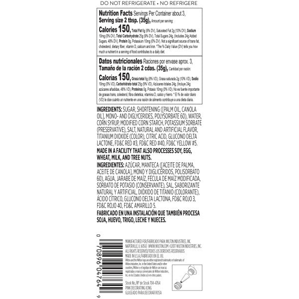 Wilton Pink Ready-to-Use Icing Tube, 4.25 oz.