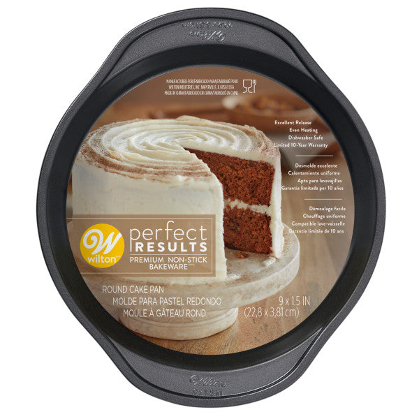 Wilton Perfect Results Round Non-Stick Cake Pan, 9 Inches