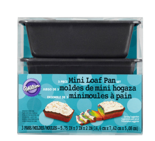 Wilton Recipe Right Non-Stick Mini Loaf Pan 4-Cavity 2105-9101