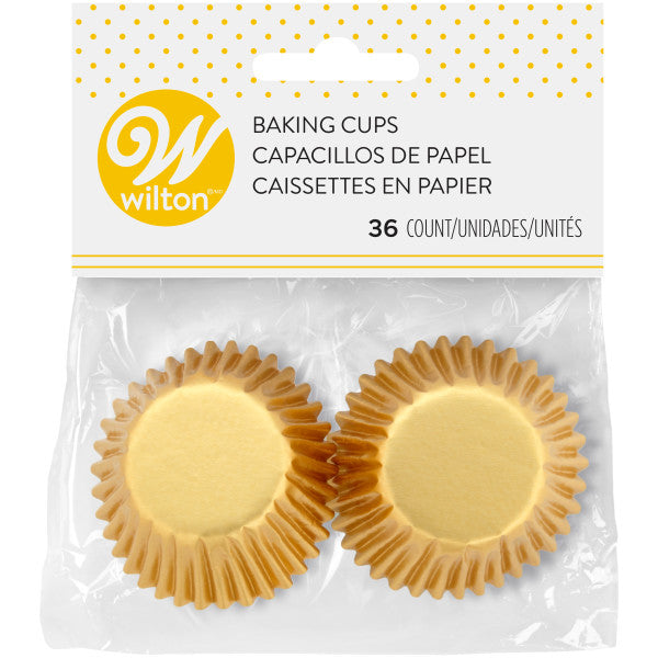 Wilton Gold Foil Mini Cupcake Liners, 36-Count