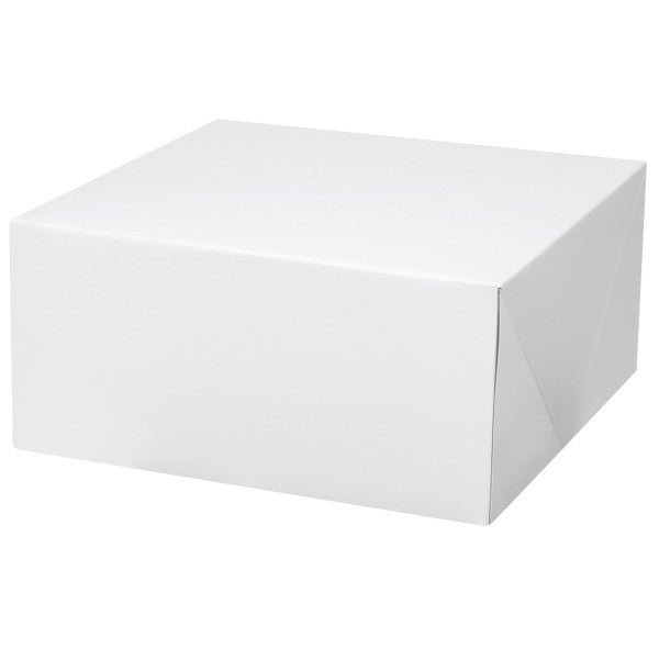 Wilton White Square Corrugated Cake Box, 2-Count