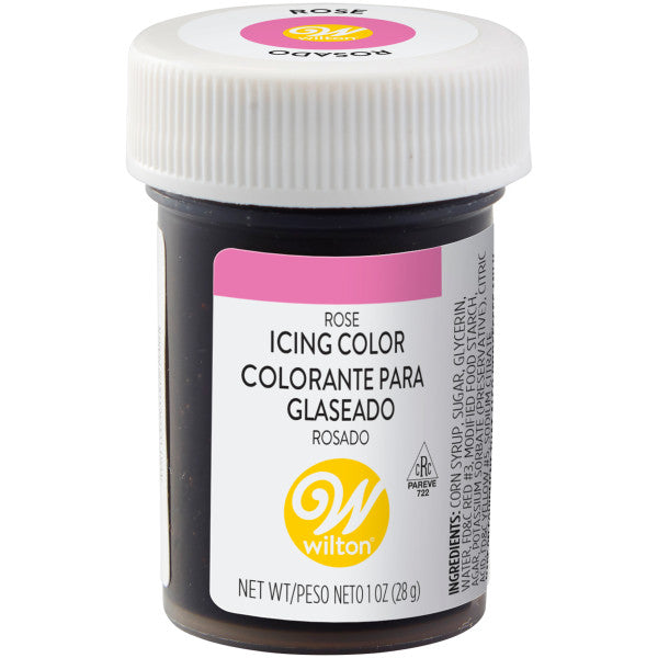 Wilton Rose Icing Colors Pink Food Coloring, 1 oz.
