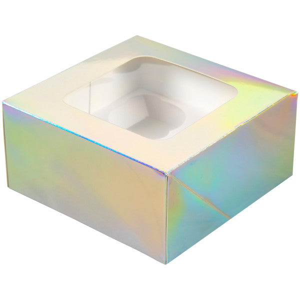 Wilton Iridescent Cupcake Boxes, 3-Count