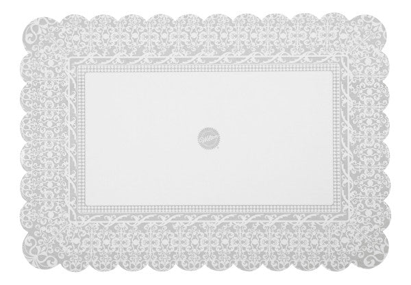 Wilton Show 'N' Serve Cake Boards, Set of 6 Patterned Rectangle Cake Boards for 12 x 18-Inch Cakes
