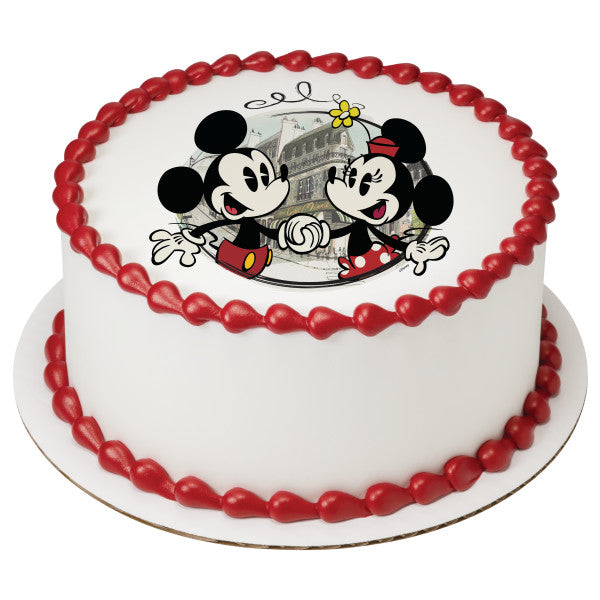 Mickey Mouse & Friends Cafe Minnie Edible Cake Image PhotoCake®