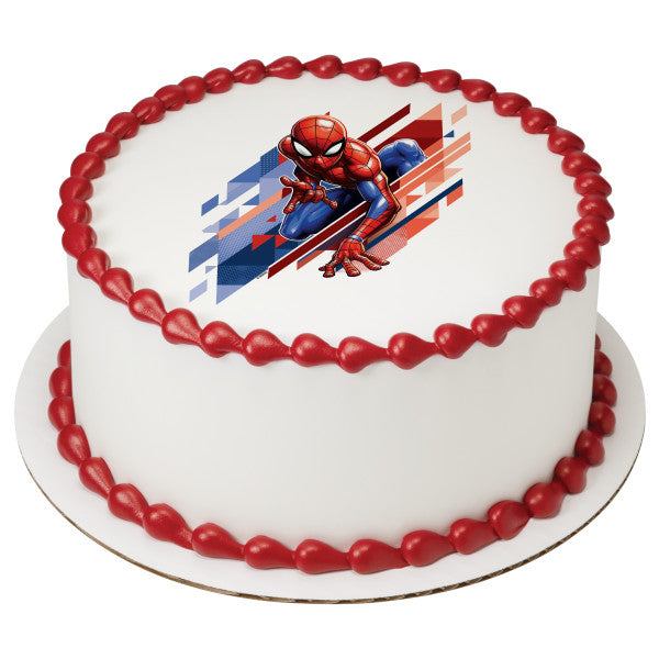 Marvel Spider-Man Great Responsibility Edible Cake Image PhotoCake