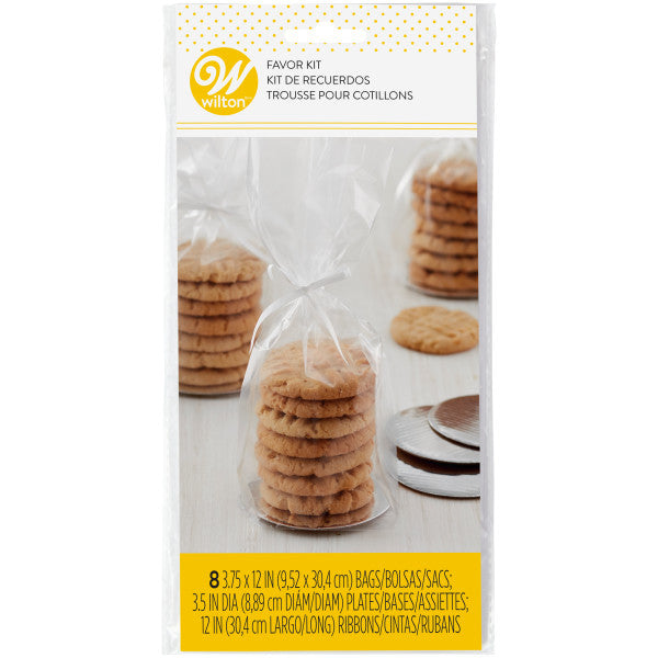 Wilton Mini Cookie Gift Plate Kit, 8-Count