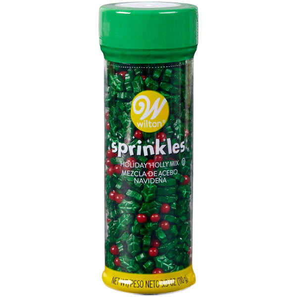 Wilton Holly Sprinkles Mix, 3.9 oz.