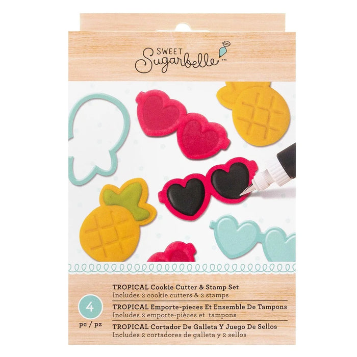 Sweet Sugerbelle Stamp and Cutter Tropical Set