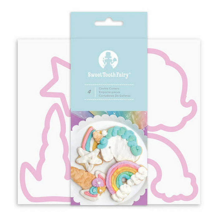 Sweet Tooth Fairy Unicorn Cookie Cutter Set