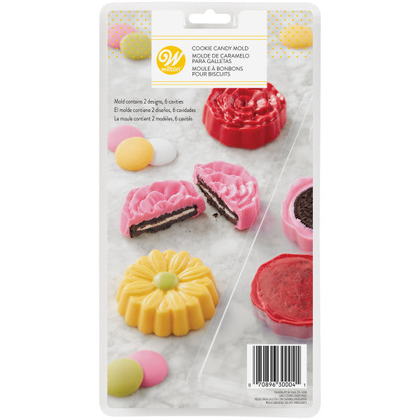 Wilton Flower Cookie Candy Mold, 6-Cavity